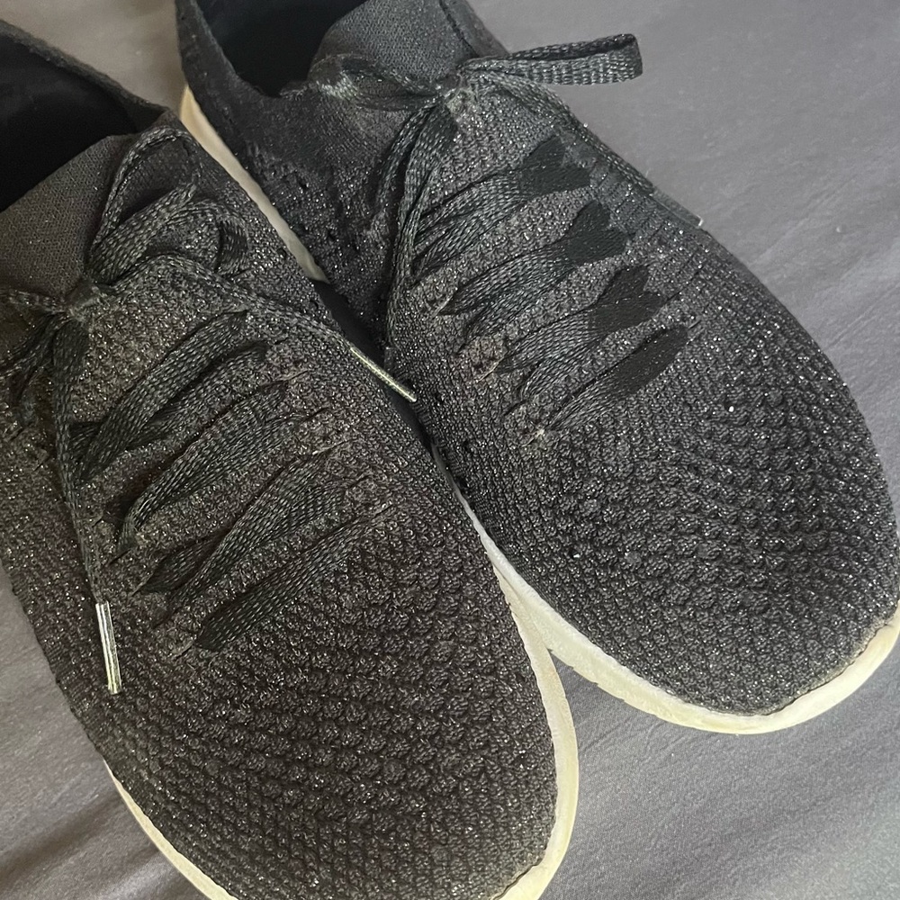 Skechers Black Sneakers with Breathable Knit Design